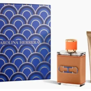 Insignia Leather EDP 100 ML + Travel 10 ML + After Shave Balsam 100 ML Men Estuche - Carolina Herrera