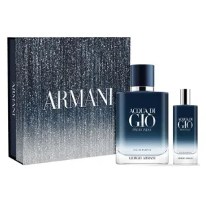 Acqua Di Gio Profondo EDP Men 100 ML + 15 ML Recargable/Refill 2025 - Armani