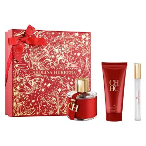 Estuche Carolina Herrera Ch Edt 100 Ml + Mini 10 Ml + Body Lotion 100 Ml Mujer